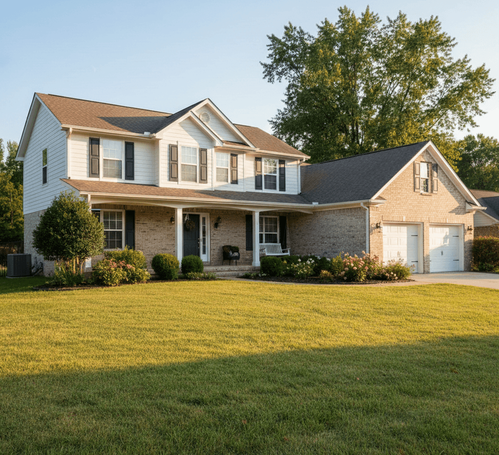 House affected by environmental factors